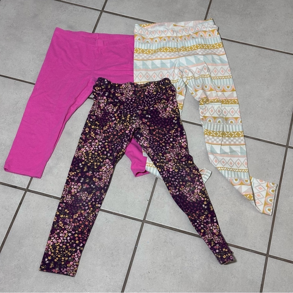 Cat & Jack, Children’s Place & Faded Glory Girls Kids Leggings Pants size M(7/8)